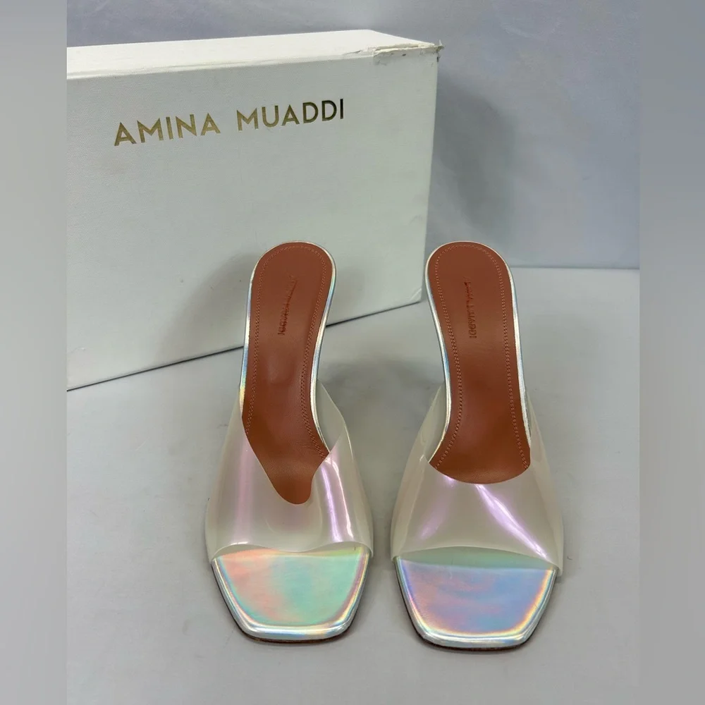 Amina Muaddi
Lupita PVC Mules - Picture 1 of 7